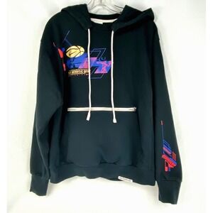 Nike Dri Fit Hoodie Men's M Athletic Gear Worldwide Black Jacket LKNU Unworn